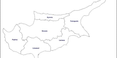 Zemljevid Ciper oris