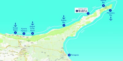 Map turtle beach Ciper